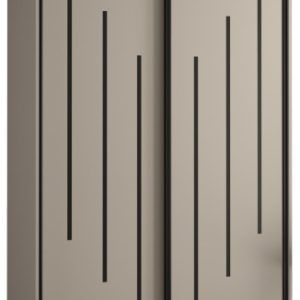 Szafa przesuwna 60 wysoka Dakota 8 140 kaszmir+kaszmir+czarn 192387 Szafa przesuwna 60 wysoka Dakota 8 140 kaszmir+kaszmir+czarn 192387