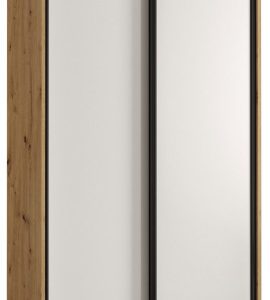 Szafa przesuwna 60 wysoka Davos 1 120 artisan+biały+czarny 126020 Szafa przesuwna 60 wysoka Davos 1 120 artisan+biały+czarny 126020