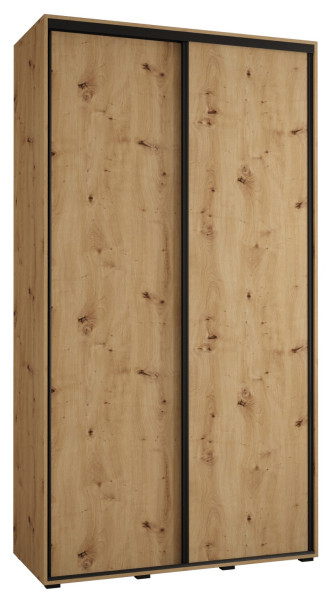 Szafa przesuwna 60 wysoka Davos 1 140 artisan+artisan+czarny 126903