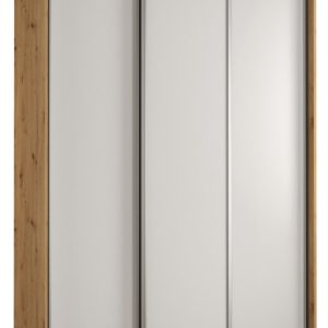 Szafa przesuwna 60 wysoka Davos 1 160 artisan+biały+srebrny 127379 Szafa przesuwna 60 wysoka Davos 1 160 artisan+biały+srebrny 127379
