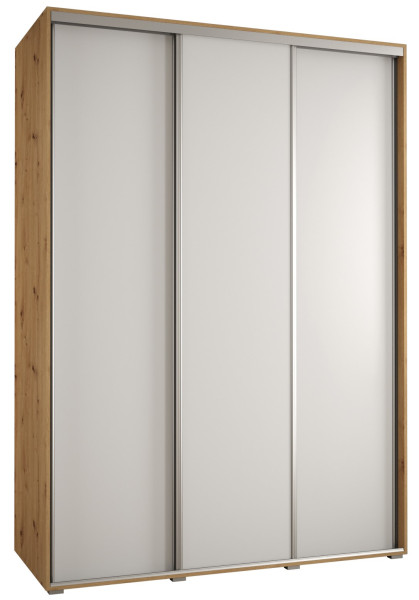 Szafa przesuwna 60 wysoka Davos 1 170 artisan+biały+srebrny 129656