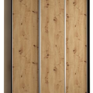 Szafa przesuwna 60 wysoka Davos 1 170 czarny+artisan+srebrny 129616 Szafa przesuwna 60 wysoka Davos 1 170 czarny+artisan+srebrny 129616