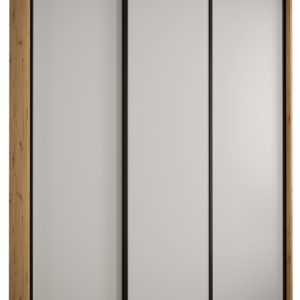 Szafa przesuwna 60 wysoka Davos 1 190 artisan+biały+czarny 141489
