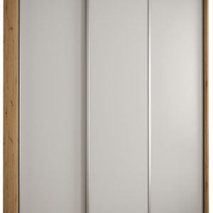 Szafa przesuwna 60 wysoka Davos 1 190 artisan+biały+srebrny 141527
