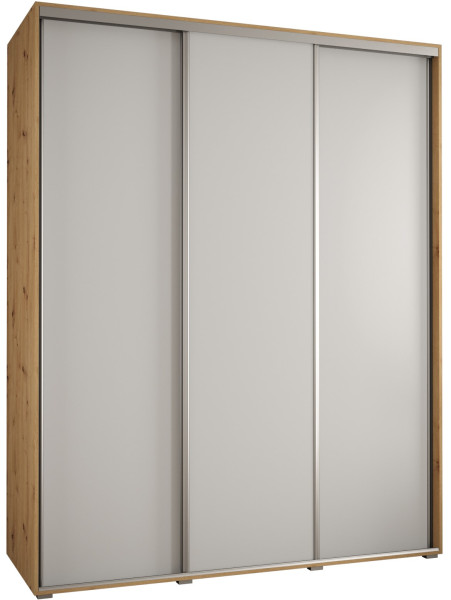 Szafa przesuwna 60 wysoka Davos 1 190 artisan+biały+srebrny 141527