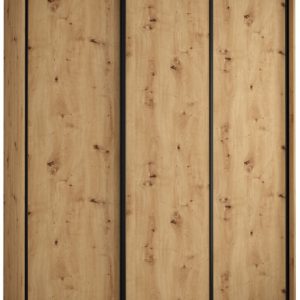 Szafa przesuwna 60 wysoka Davos 1 200 artisan+artisan+czarny 133945