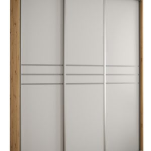Szafa przesuwna 60 wysoka Davos 10 190 artisan+biały+srebrny 160032