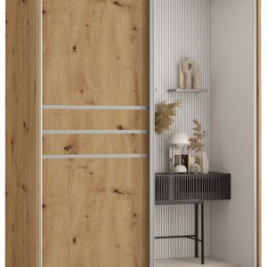 Szafa przesuwna 60 wysoka Davos 11 140 artisan+artisan+srebr 159509