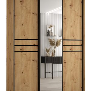 Szafa przesuwna 60 wysoka Davos 11 170 artisan+artisan+czarn 159565