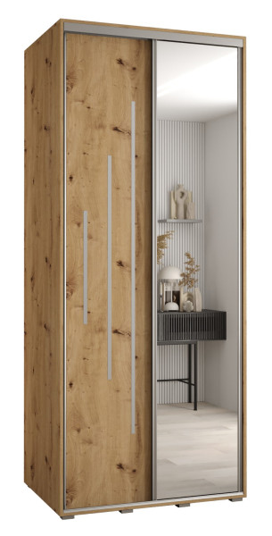 Szafa przesuwna 60 wysoka Davos 13 110 artisan+artisan+srebr 161720