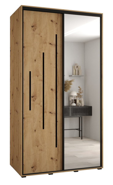 Szafa przesuwna 60 wysoka Davos 13 140 artisan+artisan+czarn 165628