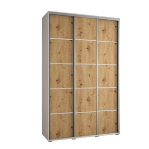 Szafa przesuwna 60 wysoka DAVOS 4 160 biały+artisan+srebrny 759715 Szafa przesuwna 60 wysoka DAVOS 4 160 biały+artisan+srebrny 759715