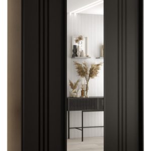 Szafa przesuwna 60 wysoka Davos 7 150 czarny+czarny+czarny 147616 Szafa przesuwna 60 wysoka Davos 7 150 czarny+czarny+czarny 147616