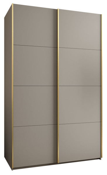Szafa przesuwna 64 wysoka Lux 1 150 kaszmir+kaszmir+złoty 199020