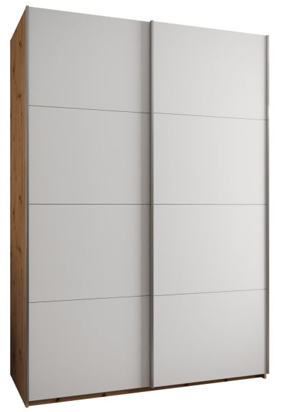 Szafa przesuwna 64 wysoka Lux 1 170 artisan+biały+srebrny 199279