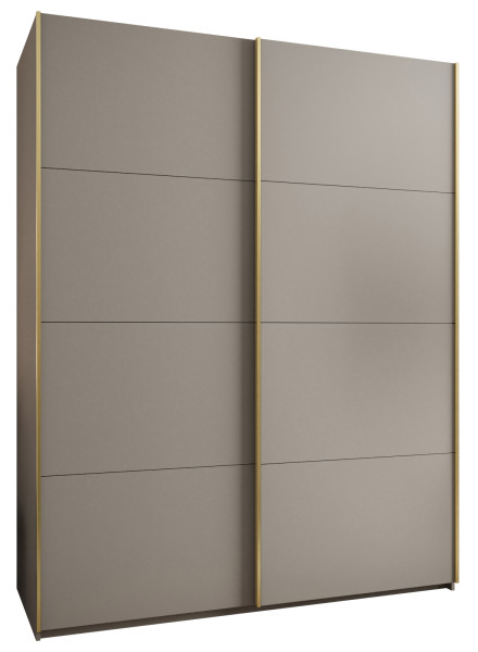 Szafa przesuwna 64 wysoka Lux 1 190 kaszmir+kaszmir+złoty 200040