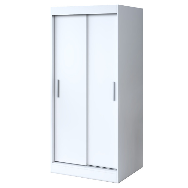 Szafa przesuwna 90x200 Gold , Biały mat 629983