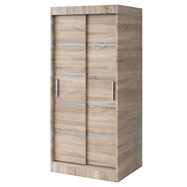 Szafa przesuwna 90x200 Nina , Dąb Sonoma 630189
