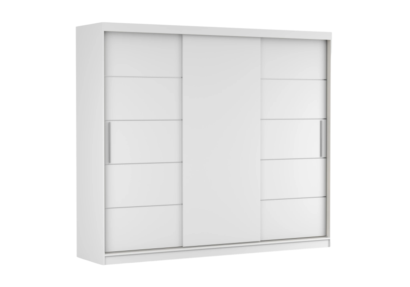 Szafa przesuwna Alba 250 Biały mat/Biały mat 732156