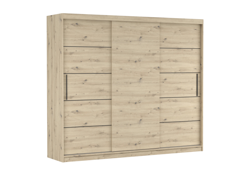 Szafa przesuwna Alba 250 Dąb Artisan/Dąb Artisan 732116