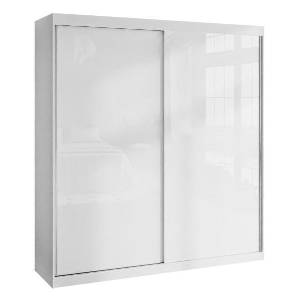 Szafa przesuwna BASTER GLOSSY biały połysk 108314