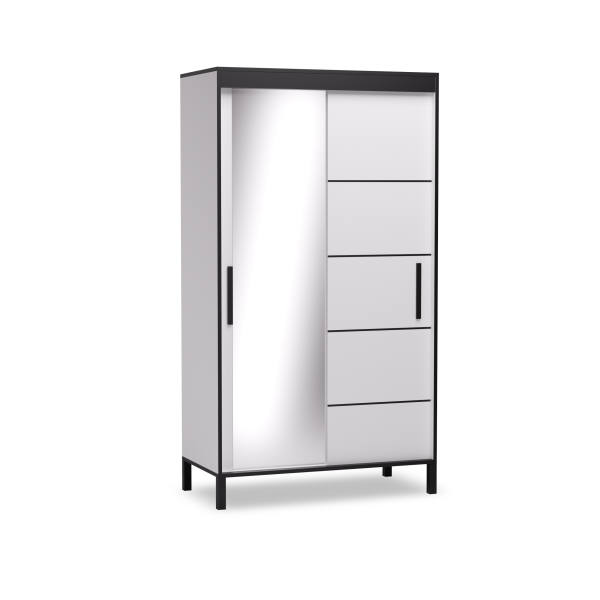Szafa przesuwna BELL-M 120 Biały 1005940