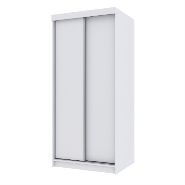 Szafa przesuwna dwudrzwiowa PARIS 125 cm biały mat 1001791