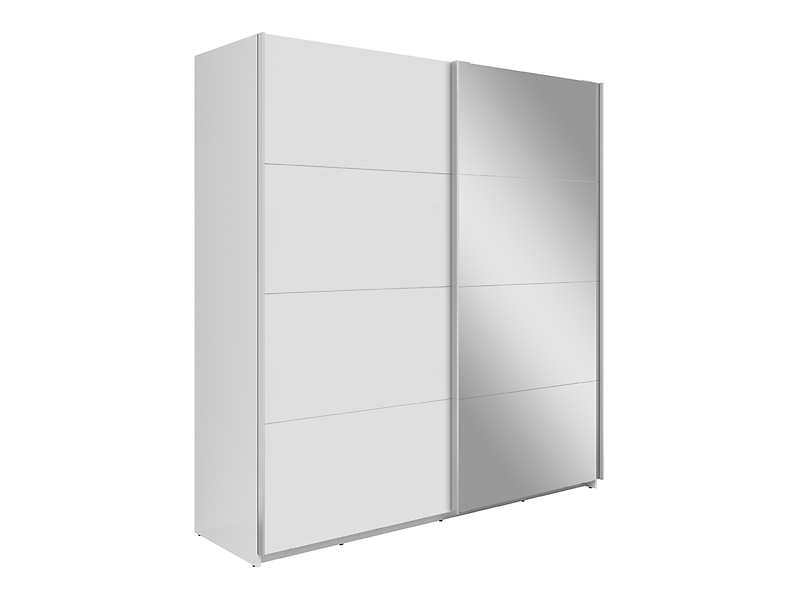 Szafa przesuwna Eleven 181 cm z lustrem biała 57633