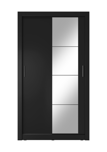 Szafa przesuwna ERTA 6 czarna 682404