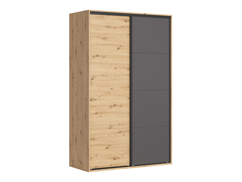 Szafa przesuwna Flex 150 cm dąb artisan/grafit 701408