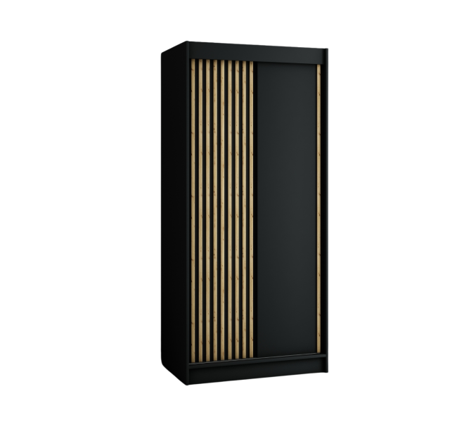 Szafa przesuwna Garderoba LAMELO 100 czarny 359346
