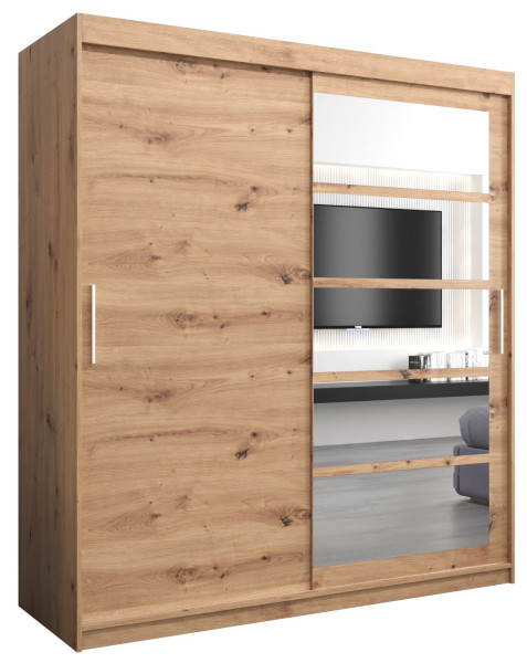 Szafa przesuwna garderoba ROMA 01 180 artisan + artisan 97029