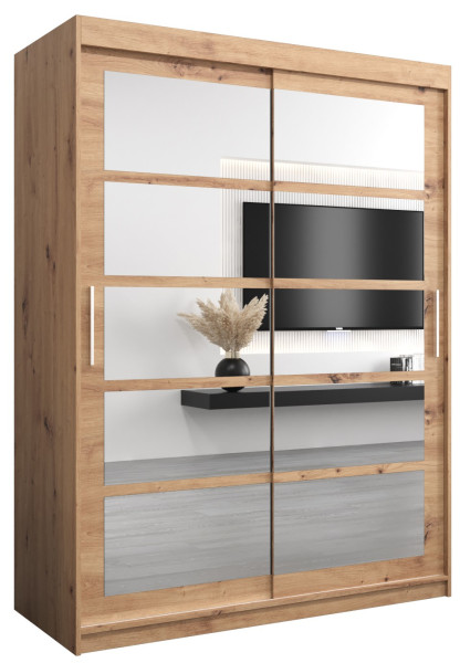 Szafa przesuwna garderoba ROMA 02 150 artisan + artisan 97286