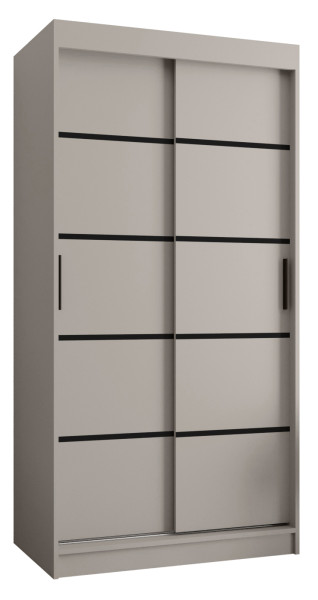 Szafa przesuwna Garderoba RUBINO V1 100 kaszmir 687155
