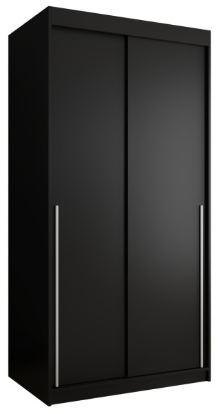 Szafa przesuwna Garderoba SIMA T 100 czarny + u. srebrny 1078640