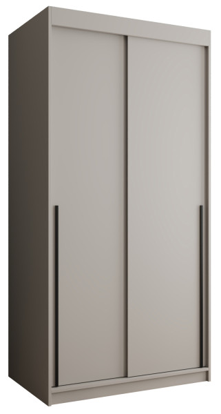 Szafa przesuwna Garderoba SIMA T 100 kaszmir + u. czarny 1078617