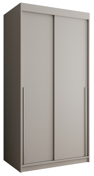 Szafa przesuwna Garderoba SIMA T 100 kaszmir + u. srebrny 1078634
