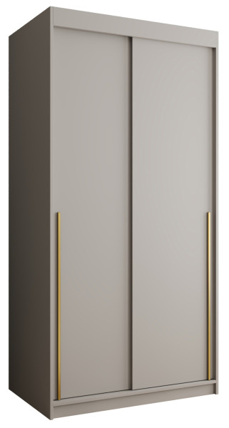 Szafa przesuwna Garderoba SIMA T 100 kaszmir + u. złoty 1078566