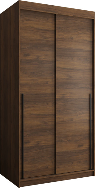 Szafa przesuwna Garderoba SIMA T 100 orzech + u. czarny 1078625