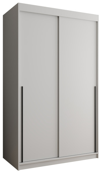 Szafa przesuwna Garderoba SIMA T 120 biały + u. czarny 1078594