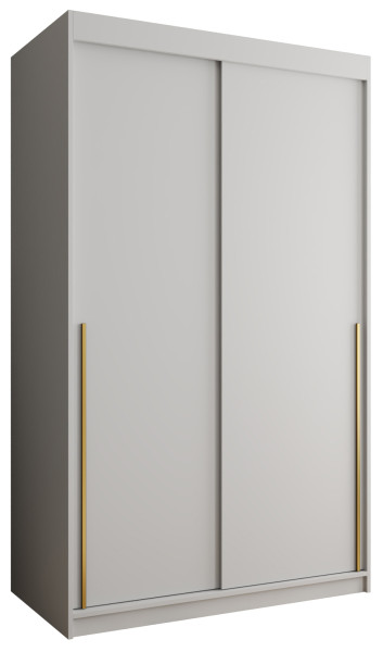 Szafa przesuwna Garderoba SIMA T 120 biały + u. złoty 1078568