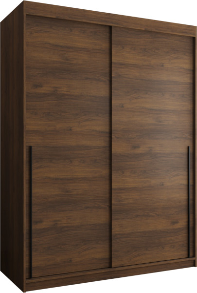 Szafa przesuwna Garderoba SIMA T 150 orzech + u. czarny 1078578