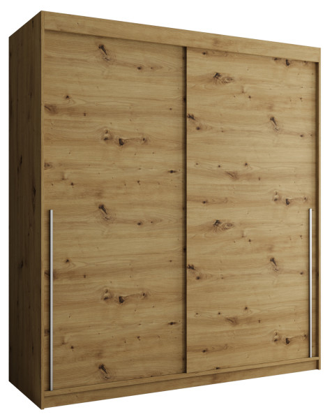Szafa przesuwna Garderoba SIMA T 180 artisan + u. srebrny 1078629