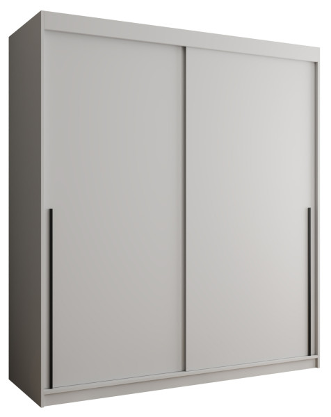Szafa przesuwna Garderoba SIMA T 180 biały + u. czarny 1078548