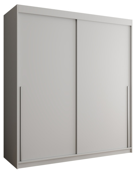Szafa przesuwna Garderoba SIMA T 180 biały + u. srebrny 1078595