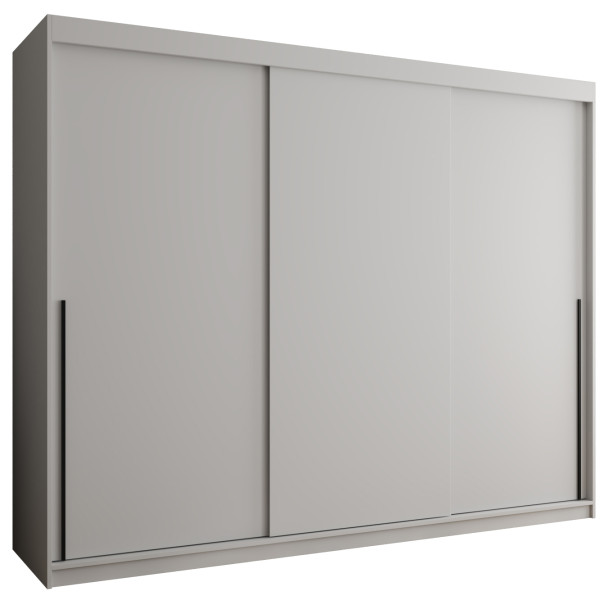Szafa przesuwna Garderoba SIMA T 250 biały + u. czarny 1078573