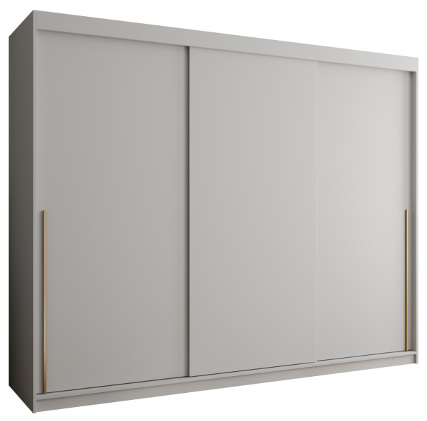 Szafa przesuwna Garderoba SIMA T 250 biały + u. złoty 1078574