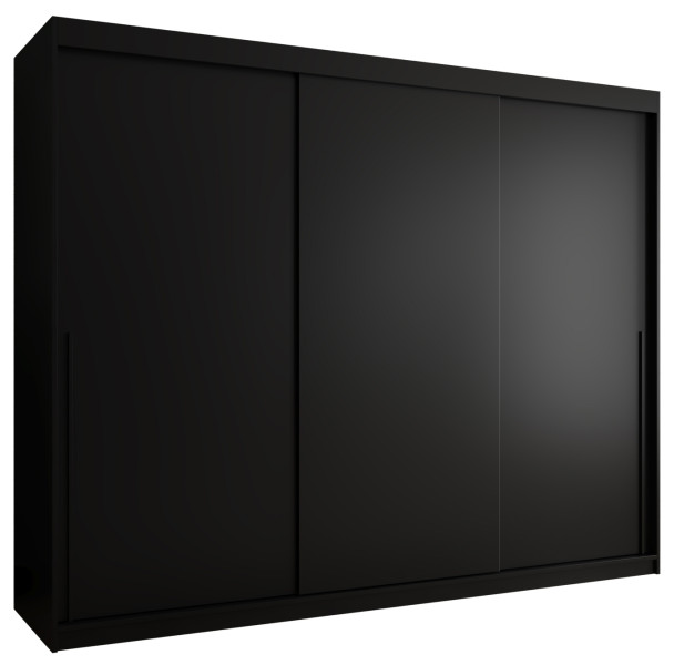Szafa przesuwna Garderoba SIMA T 250 czarny + u. czarny 1078618