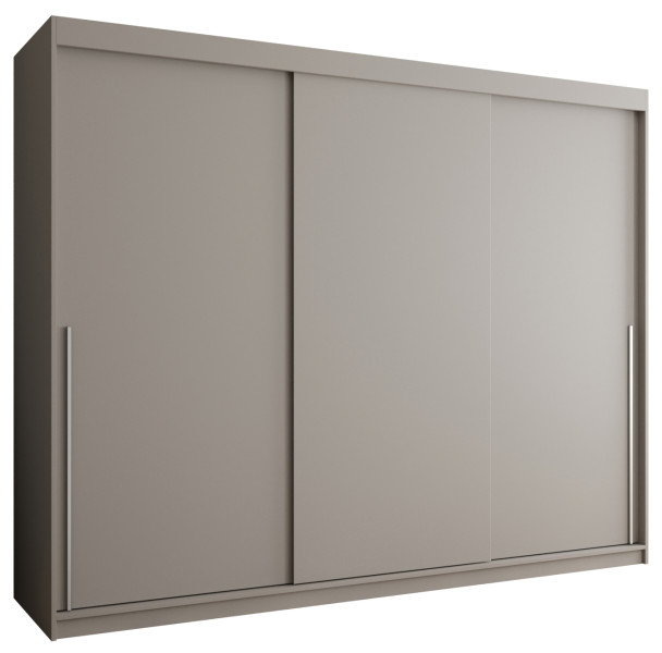 Szafa przesuwna Garderoba SIMA T 250 kaszmir + u. srebrny 1078637