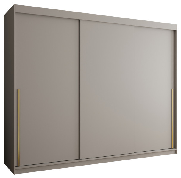 Szafa przesuwna Garderoba SIMA T 250 kaszmir + u. złoty 1078627